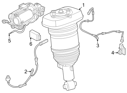 2024 BMW i4 Struts & Components - Rear Diagram