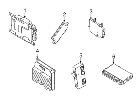 2024 BMW M8 Electrical Components Diagram 4