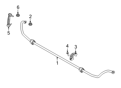 2022 BMW Z4 Rear Suspension, Lower Control Arm, Upper Control Arm, Ride Control, Stabilizer Bar, Suspension Components Diagram 2