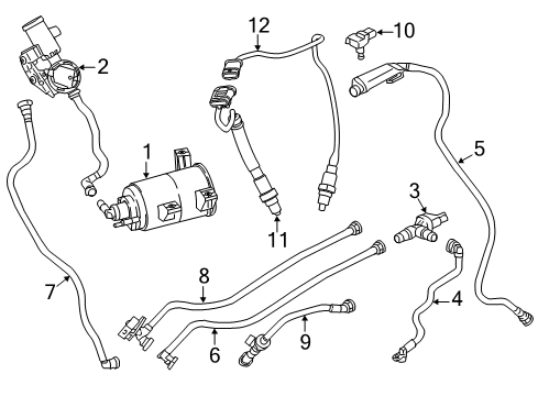 2021 BMW 540i Powertrain Control Diagram 2