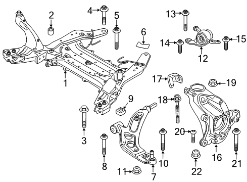 CRASH LEVER RIGHT Diagram for 31315A2FCD2