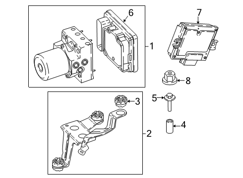 2022 BMW X4 Anti-Lock Brakes Diagram 1