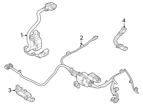 2024 BMW iX Wiring Harness Diagram