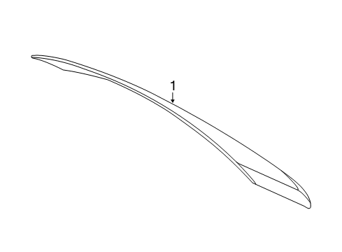 2021 BMW i3s Glass - Lift Gate Diagram