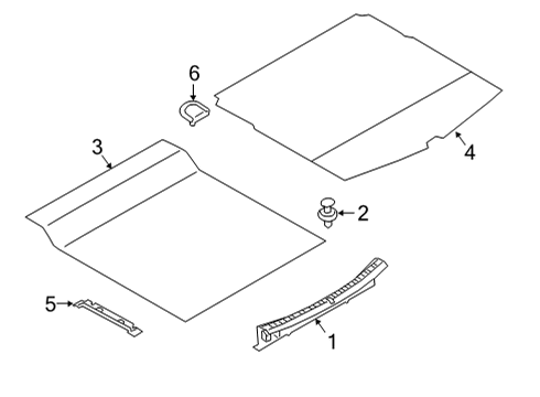 2023 BMW M440i Interior Trim - Rear Body Diagram 4