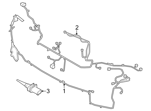 2023 BMW X7 Electrical Components - Front Bumper Diagram 6