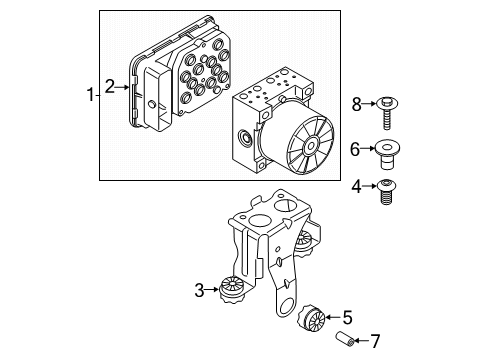 2022 BMW Z4 Anti-Lock Brakes Diagram