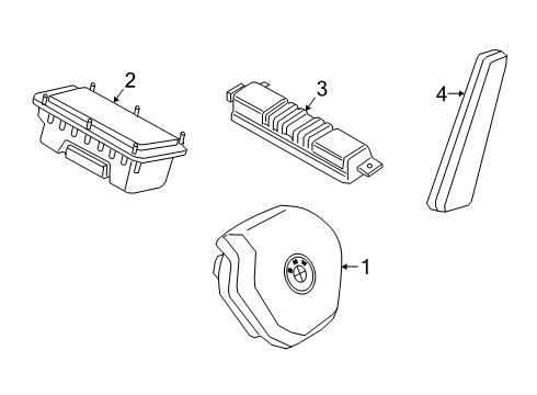 2022 BMW Z4 Air Bag Components Diagram 1