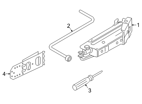 2024 BMW 330e xDrive Jack & Components Diagram