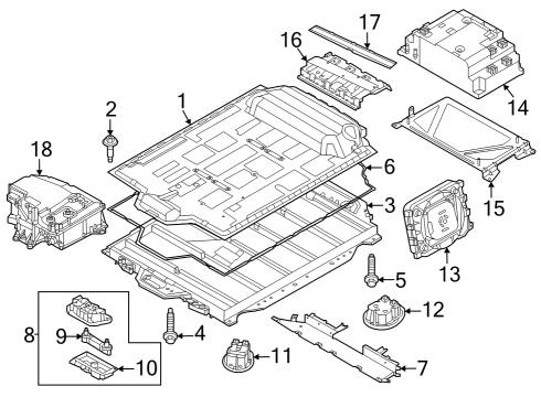 2023 BMW i7 ASA SCREW Diagram for 07129907296