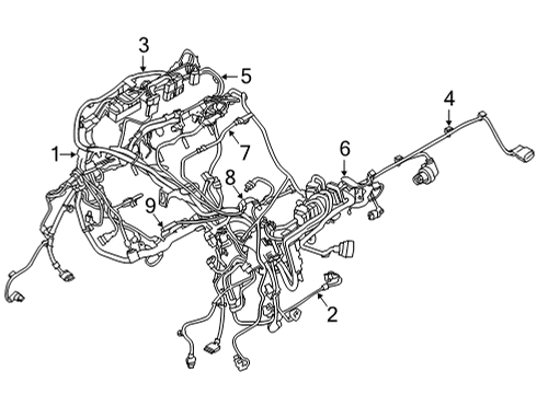 2021 BMW M850i xDrive Gran Coupe Wiring Harness Diagram