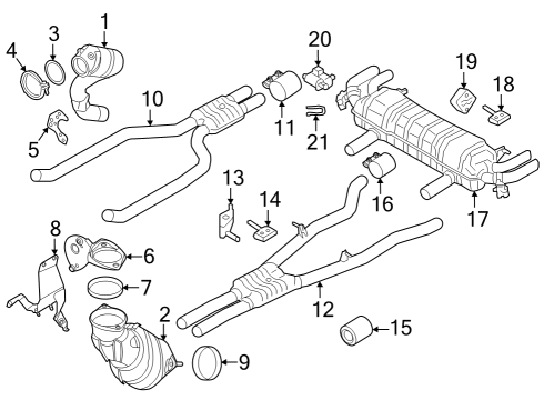 2023 BMW 760i xDrive VIBRATION ABSORBER Diagram for 18305A35EB1