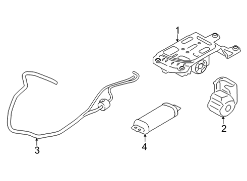 2021 BMW X6 M Front Suspension, Lower Control Arm, Upper Control Arm, Ride Control, Stabilizer Bar, Suspension Components Diagram 4