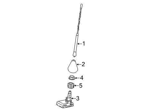 2021 BMW 230i Antenna & Radio Diagram 1