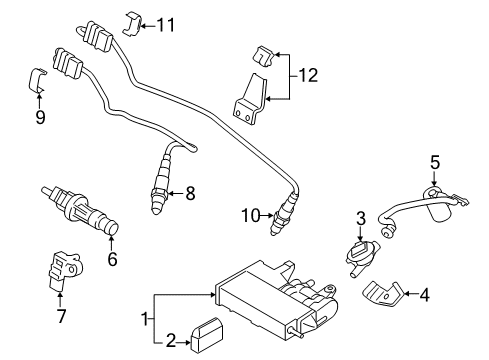 Fuel Tank Breather Valve Diagram for 13907621174