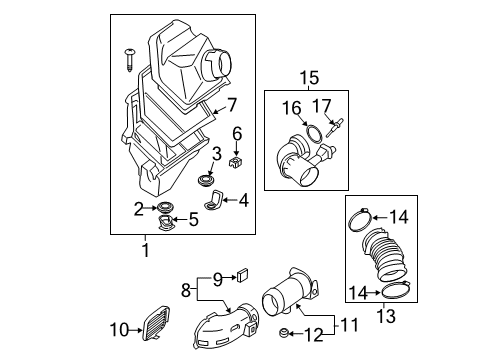 2021 BMW M850i xDrive Filters Diagram 1