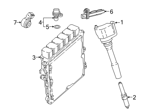 2021 BMW X4 Ignition System Diagram 1