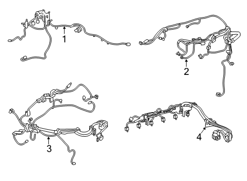 2021 BMW M340i xDrive Wiring Harness Diagram