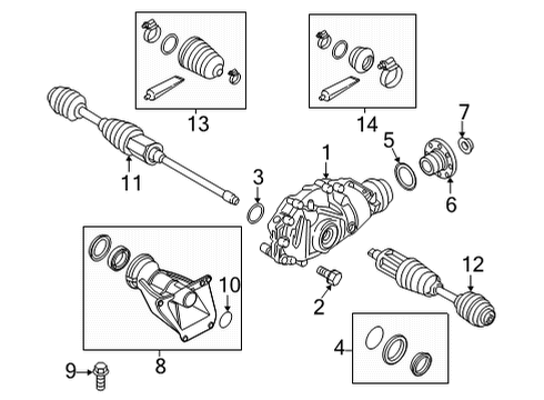 2023 BMW 230i xDrive SELF-LOCKING COLLAR NUT Diagram for 31508838864