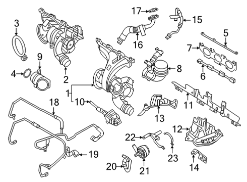 2021 BMW M4 Turbocharger Diagram 4