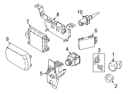 2021 BMW X3 M Automatic Temperature Controls Diagram 3