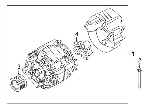 2021 BMW M760i xDrive Alternator Diagram 2