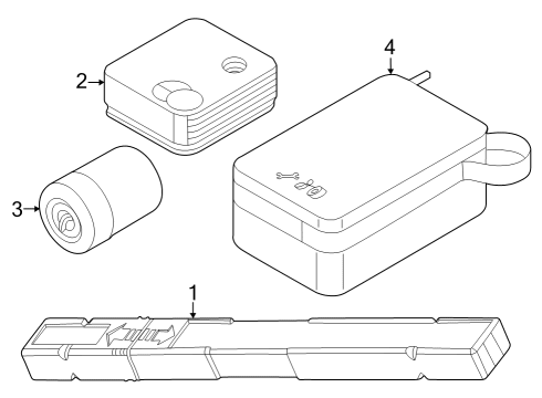 2022 BMW i4 Jack & Components Diagram