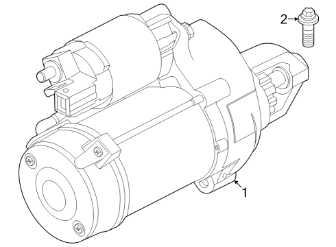 2023 BMW X7 Starter Diagram 1