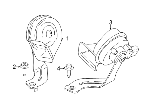 2023 BMW X4 Horn Diagram