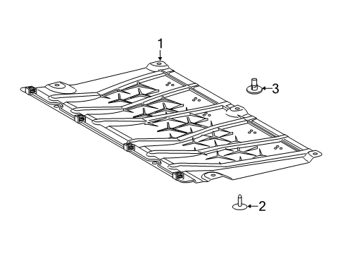 2022 BMW Z4 Splash Shields Diagram