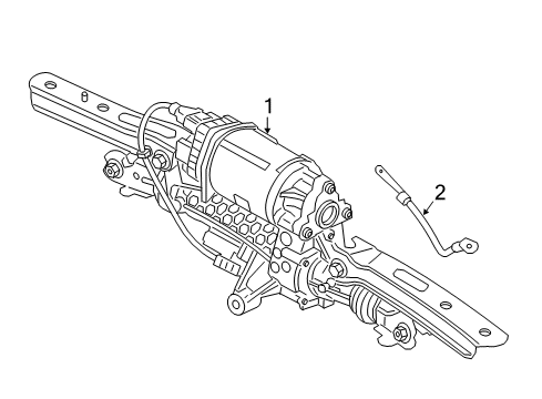 2022 BMW 530e Steering Column & Wheel, Steering Gear & Linkage Diagram 4