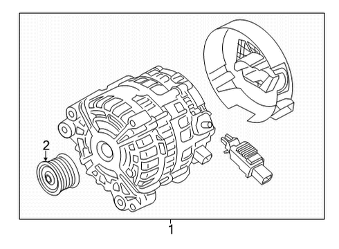 2022 BMW X6 M Alternator Diagram 2