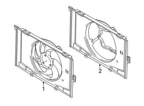 2021 BMW i3 Cooling System, Radiator, Water Pump, Cooling Fan Diagram 2