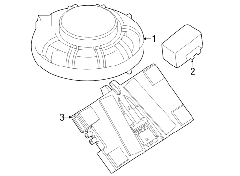 2023 BMW i4 Communication System Components Diagram 2