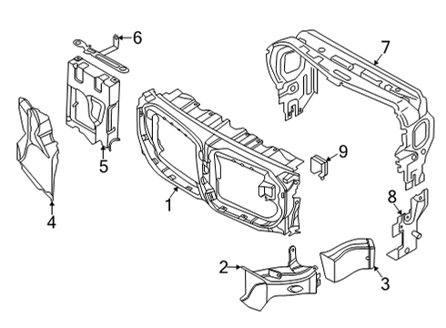 2022 BMW X6 M Air Intake Diagram 1