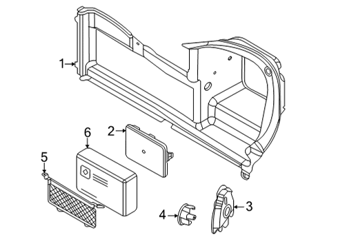 2023 BMW M440i Interior Trim - Rear Body Diagram 3