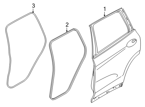 2023 BMW X3 M Door & Components Diagram 2