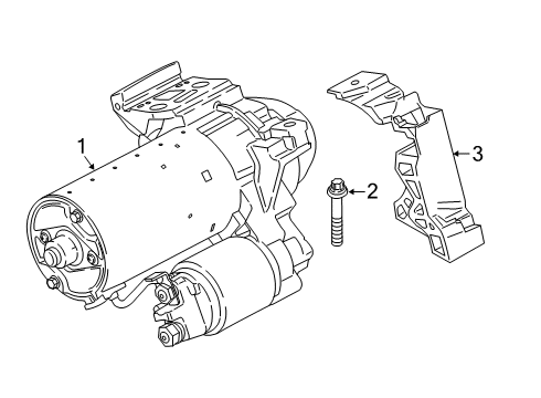 2021 BMW 745e xDrive Starter Diagram