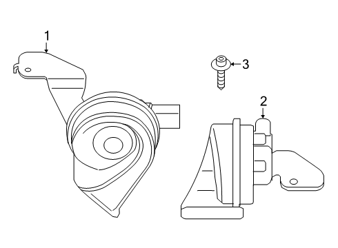 2022 BMW Z4 Horn Diagram