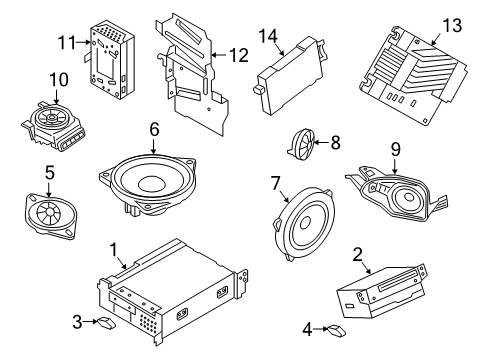 2022 BMW Z4 Sound System Diagram