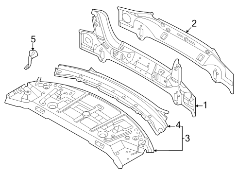 2022 BMW M240i xDrive MOUNT, BELT RETRACTOR, REAR Diagram for 41009626245