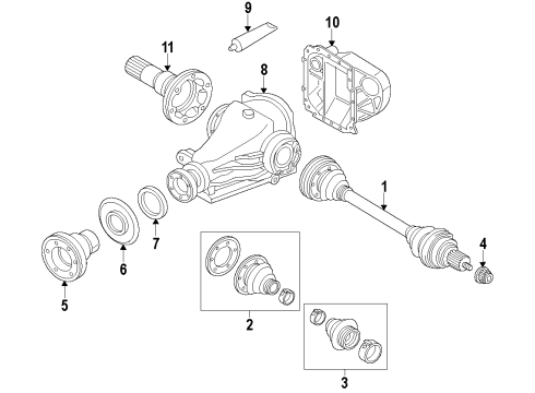 2023 BMW M2 OUTPUT SHAFT Diagram for 33209504792