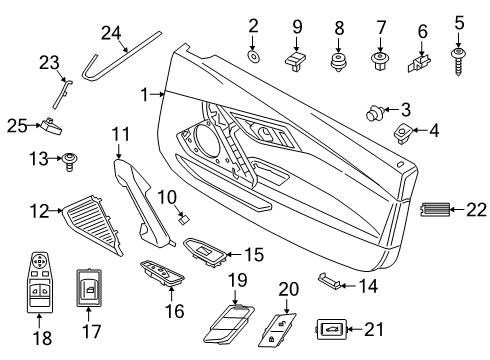 2022 BMW Z4 Door Diagram 3