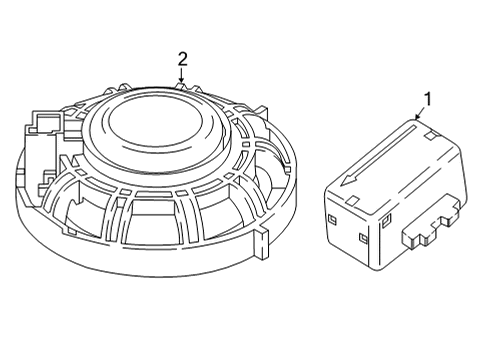 2023 BMW 228i Gran Coupe Communication System Components Diagram
