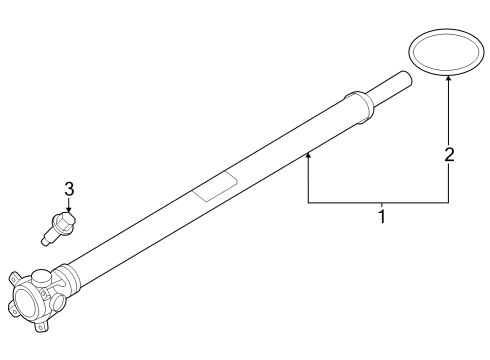 2024 BMW 430i xDrive Gran Coupe Drive Shaft - Front Diagram