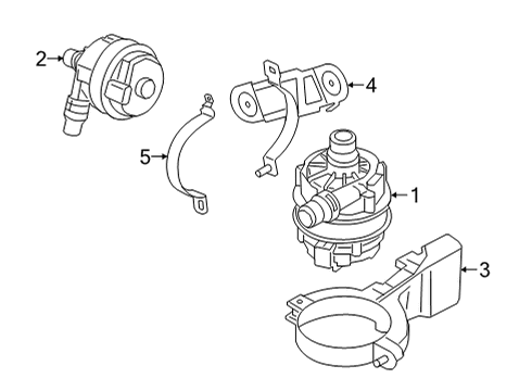 2024 BMW 430i Water Pump Diagram 1