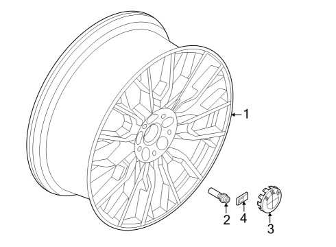 2023 BMW i4 Wheels Diagram 3