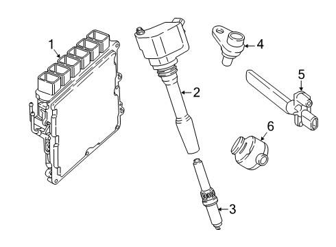 2021 BMW 740i xDrive Ignition System Diagram