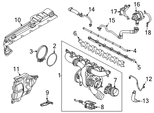 2022 BMW Z4 Exhaust Manifold Diagram 2