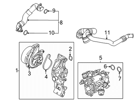 2024 BMW 228i Gran Coupe Water Pump Diagram 2